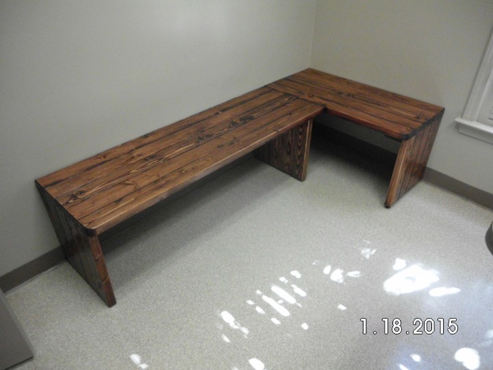 Custom Bench Seating at VCA Animal Hospital